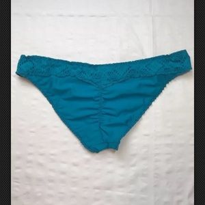 Becca Ritual Banded Hipster Bikini Bottom Blue L